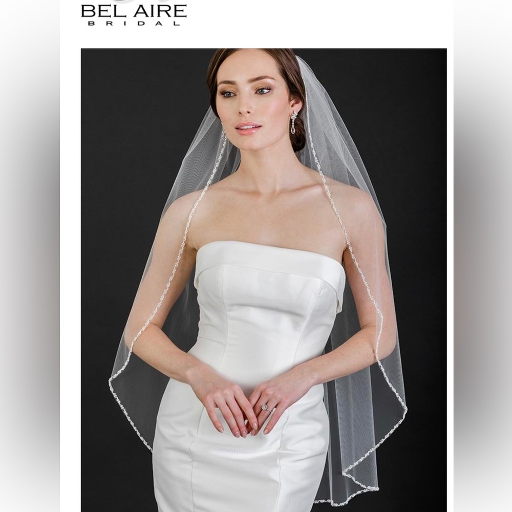 Bel Aire Bridal Veil - Ivory